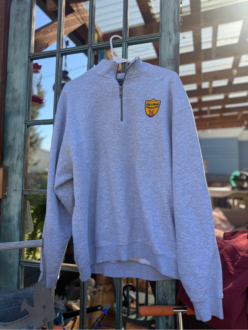 Light Gray Quarter-Zip